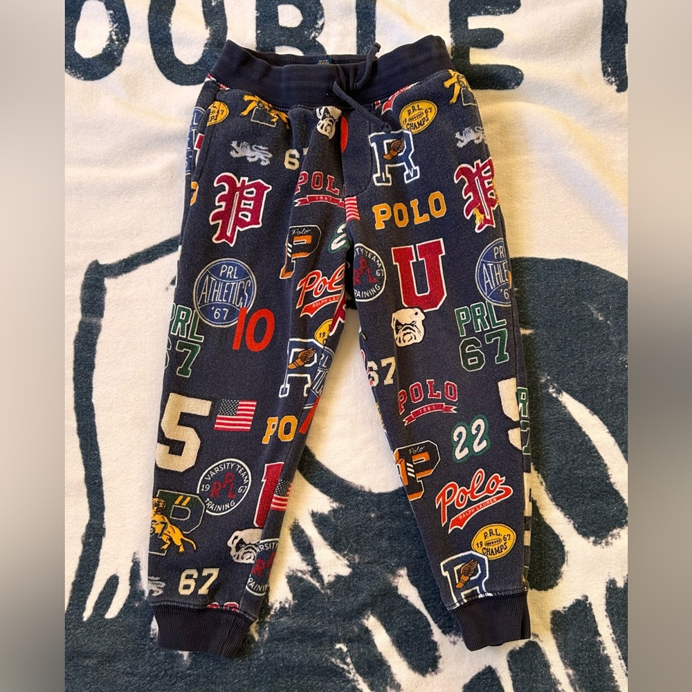 Polo by Ralph Lauren Kids' lot of 4 pairs of sweatpants joggers all size 5 (5T)